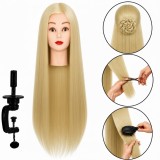 Manechin de coafură Iza, păr termorezistent 70 cm, cu stativ