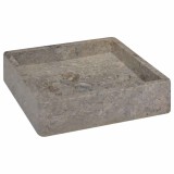 Gossi chiuveta, gri, 40x40x10 cm, marmura