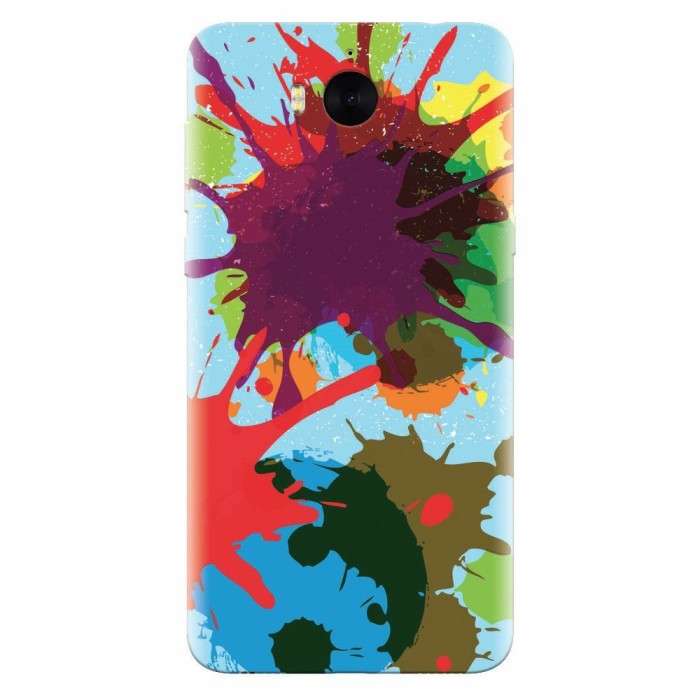 Husa silicon pentru Huawei Y6 2017, Holi Splash