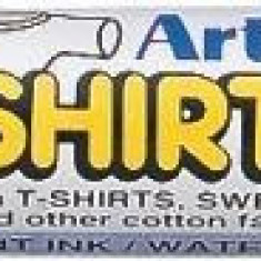 T-shirt Marker Artline, Corp Plastic, Varf Rotund 2.0mm - Galben Fluorescent