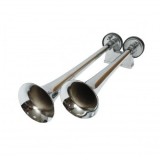 Claxon 2 trompete cu pompa 24V si accesorii montaj Breckner Germany
