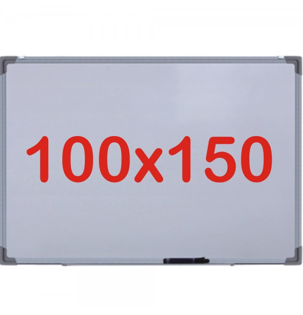 Tabla alba magnetica, 100x150 cm Premium (7 ani Garantie)
