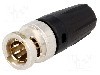 Conector BNC, 75&Omega;, tata, aurit, NEUTRIK - NBNC75BLP9