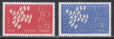 Franta 1961 - Europa CEPT, MNH foto
