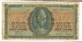 Bancnota 5000 drahme 1943 - Grecia