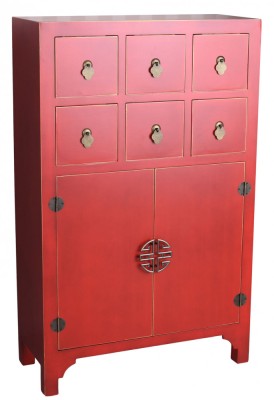 Cabinet exotic din lemn masiv lacuit MYA038 foto