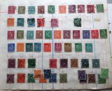 Lot 57 Timbre Germania 1921-1922 Weimar - Seria Muncitori (Arăre/Seceriș), Cifre și Spice - Ștampilate/MNH -GB
