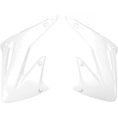 Laterale radiator Honda CR125+250/02-07,albe Cod Produs: MX_NEW HO03689041 foto
