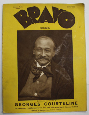 BRAVO , MENSUEL , JUILLET 1930 , VEZI DESCRIEREA ! foto