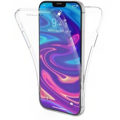 Husa de protectie flippy compatibila cu apple iphone 13 pro full tpu 360 transparent