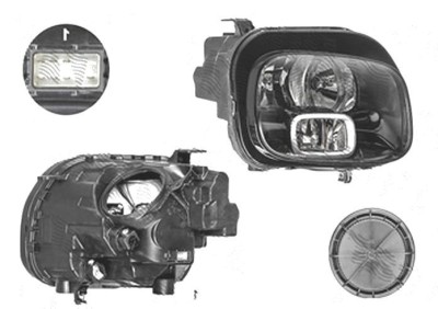 Far CITROEN C3 AIRCROSS, 10.2017-, VALEO, fata, partea dreapta, cu sistem iluminat in curba; cu inscriptie &amp;amp;#39;Citroen&amp;amp;#39;; cu lampa ceata fata; H7 foto