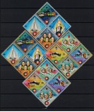BURUNDI 1975 - Cosmonautica, proiectul Apollo-Soyuz / serie completa (cota Michel 12&euro;)