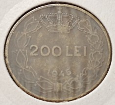 Romania, 200 Lei 1945, Regele Mihai