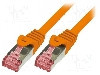 Cablu patch cord, Cat 6, lungime 0.25m, S/FTP, LOGILINK - CQ2018S foto