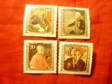 Serie Liechtenstein 1984 - Personalitati , 4 valori, Nestampilat