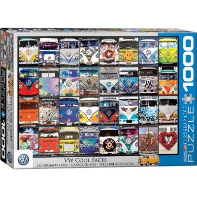 Puzzle 1000 piese VW Cool Faces foto