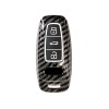 Husa de protectie Premium pentru cheie AUDI compatibila cu A6 C8 A7 A8 Q8, Q7, S-line, RS, Allroad ( 2017-2021 ) Aspect carbon, LUVLU&trade;