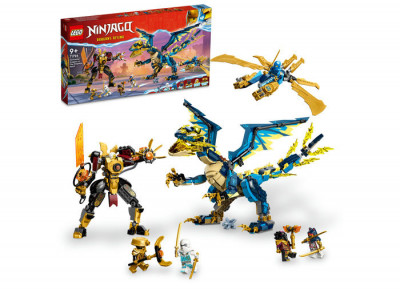 LEGO Dragonul Elemental vs. Robotul Imparatesei Quality Brand foto