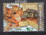 SLOVENIA 2005, EUROPA CEPT Gastronomie, stampilat, uzat
