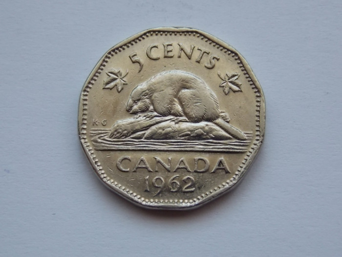 5 CENTS 1962 CANADA