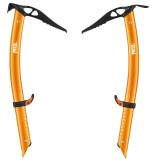 Piolet Alpinism Petzl Gully Hammer/Adze, 45cm, 280g - Set Pioleți Schi Tura, Gheață, Ușor, Multifuncțional, Fabricat &icirc;n Franța