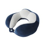 Pern&Auml; de voiaj pentru g&Atilde;&cent;t, bumbac moale, suport ergonomic cu 4 zone de confort, sistem de prindere cu capse, ideal&Auml; pentru c&Auml;l&Auml;torii, birou, ma&Egrave;