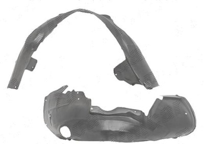 Carenaj roata Audi A6 (C6), 10.2008-03.2011 Model S6, partea Dreapta, Fata, 4F0821134T, 1338FP2T , polietilena foto