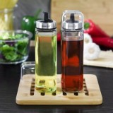 Set de 2 recipiente pentru ulei si otet, 5,2x5,2x19,2 cm capacitate 270 ml, KingHoff