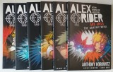 ALEX RIDER , THE GRAPHIC NOVEL by ANTHONY HOROWITZ ....AMRIT BIRDI , SET DE 6 VOLUME , BENZI DESENATE , 2020