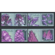 Romania 2020 - LP 2294 nestampilat - Flori, orhidee - serie + vinieta