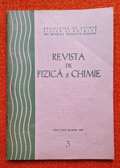 Revista de fizica si chimie nr 3 - martie 1987
