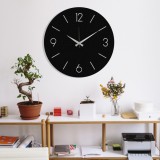 Cumpara ieftin Ceas de perete decorativ din metal Trevwela Negru 48x48 cm