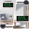 Ceas Digital de Masa si de Perete cu Lumina Led Verde, Tehnologie LED Fara Umbre, Calendar, Temperatura, Alarm