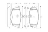 Set placute frana,frana disc MAZDA 6 Hatchback (GG) (2002 - 2008) BOSCH 0 986 494 078
