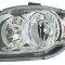 Far Audi A4 (B7) 11.2004-09.2006 fata stanga tip bec H7+H7 semnalizare portocalie cu motoras si soclu bec