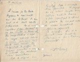 A3594N Theodor Pallady, act scris și semnat olograf, 1949, cu semnătura olografă suplimentară a lui Eugen Jebeleanu