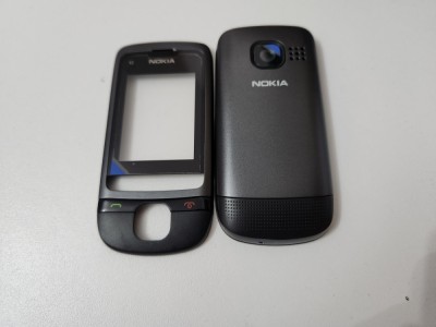 Carcasa pentru Nokia C2-05 neagra - Noua, Completa si de Inalta Calitate foto