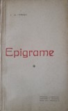 Epigrame - C. V. Plaesu - Interbelica