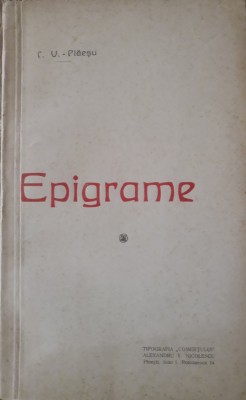 Epigrame - C. V. Plaesu - Interbelica foto