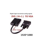 Cablu adaptor Full HD 1080p 60Hz ACTIV DVI-D 24+1 tata - mama VGA, Oem