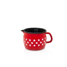 Oala cu cioc Tufne Metalac, email, 12cm, 1.3l