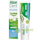 Pasta de Dinti fara Fluor cu Aloe Vera Sensitive Aloe Dent 100ml