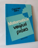 Cumpara ieftin Matematica in versuri si proza, Cherchez Mihu, 1986