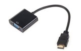 Adaptor HDMI tata la VGA mama, Safer KOM0842