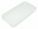 Husa silicon semitransparent ultraslim pentru Apple iPhone 4/4S