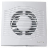 Ventilator baie SLIM 4C Super Silent, Clapeta antiretur, Garantie 5 ani, Motor Long Life 40000h, Debit 90mc/h, &Oslash;100mm