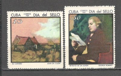 Cuba.1969 Ziua marcii postale-Pictura GC.117 foto