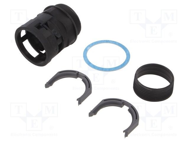 Conectori finali drepţi PMA Filet metric, exterior poliamidă 6