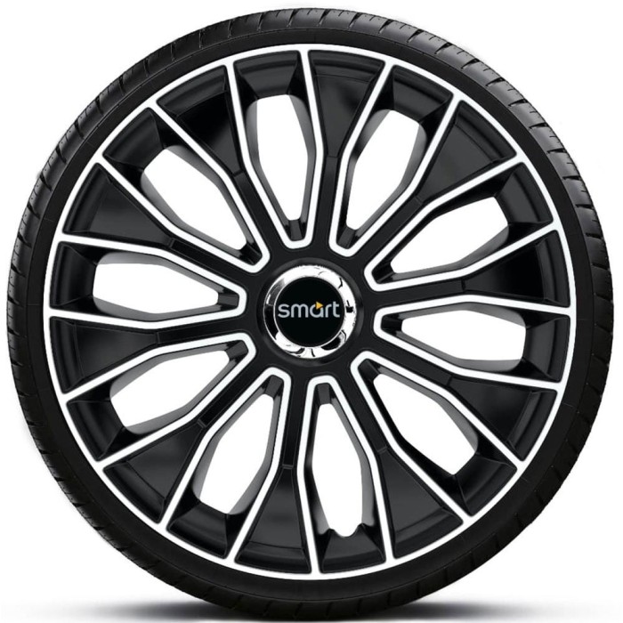Set 4 Capace Roti Autohelix MSA&reg;, potrivite jantelor de R15, pentru Smart, model VOLTEC PRO
