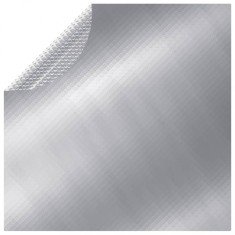 vidaXL Prelata de piscina, argintiu, 250 cm, PE foto